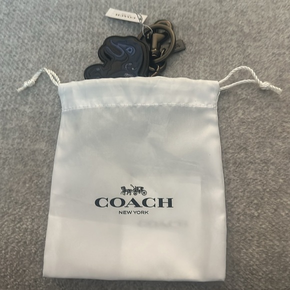 Coach Limited Edition RARE ZHU Jingyi  Rexy bag Charm Keychain Brand New 💜 - Picture 7 of 7